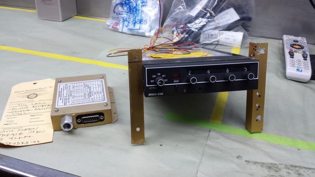 Xponder and altitude encoder that will be installed