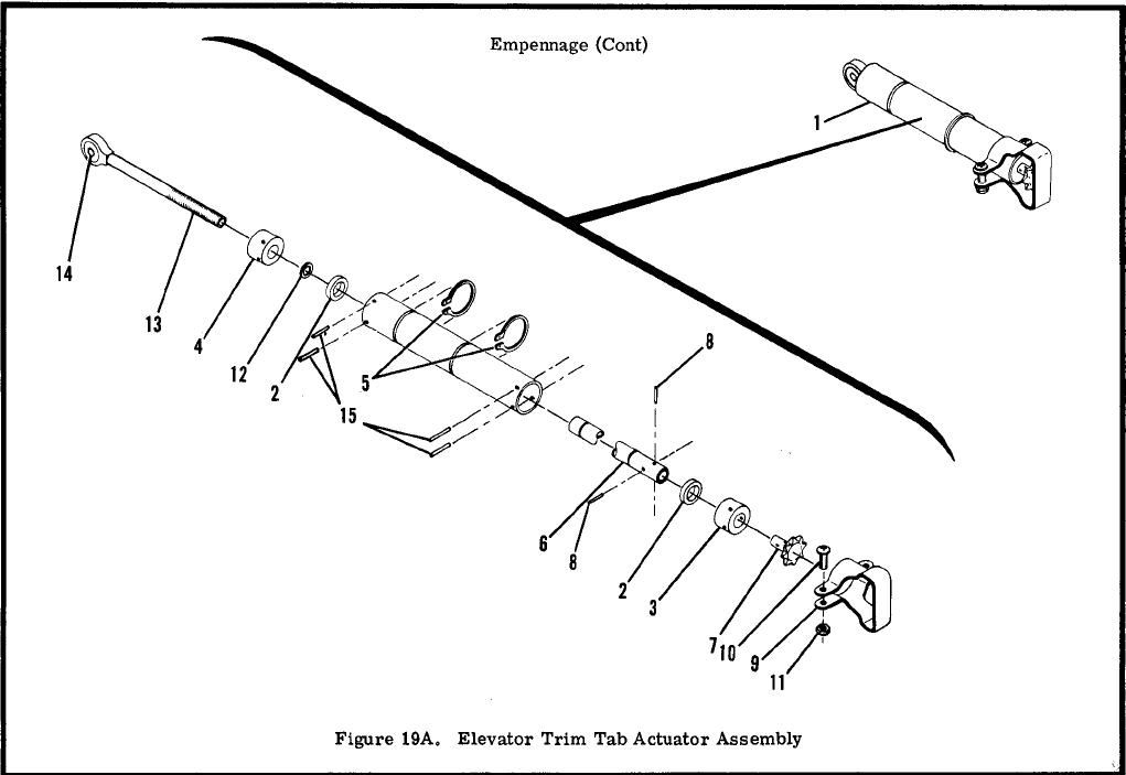 Fig 19a from the 70-77 150 IPC. Exploded view of actuator.